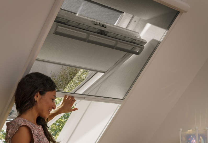 VELUX insectenhor, muggenhor op zolderraam